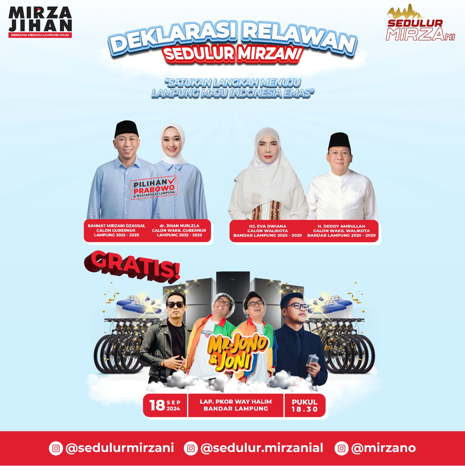 Sedulur Mirza Deklarasi Dukung Mirza-Jihan dan Eva-Dedi 1 IMG 20240915 WA0010