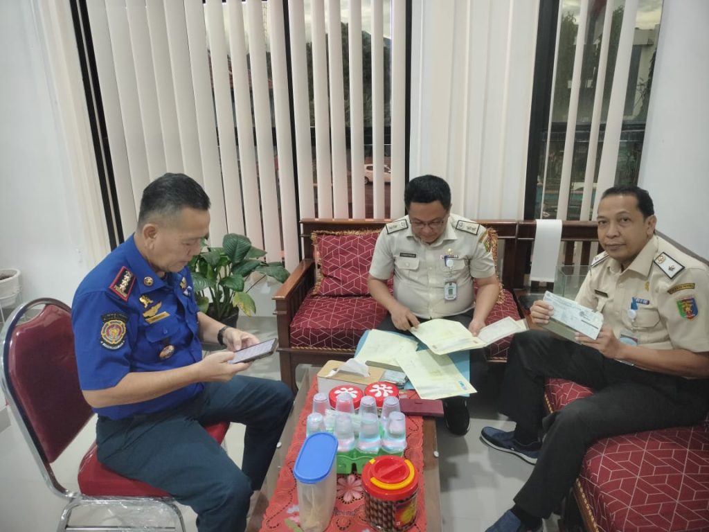 UPTD Wilayah 1 Sambangi Damkar Bandar Lampung 1 11