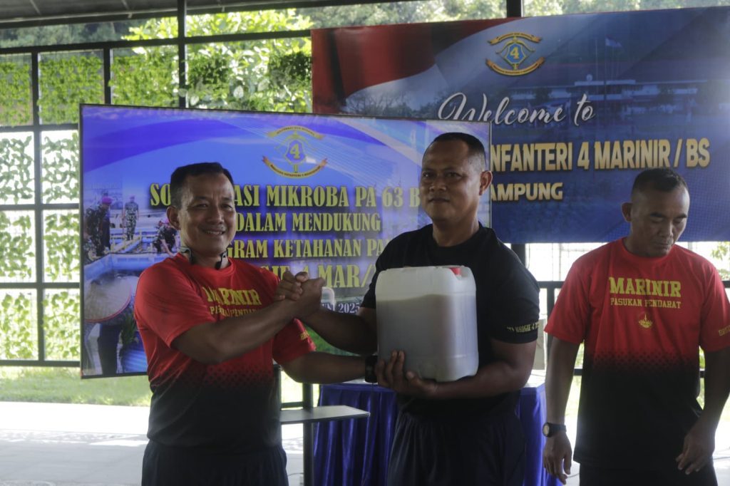Danbrigif 4 Mar Pimpin Penyuluhan Ketahanan Pangan