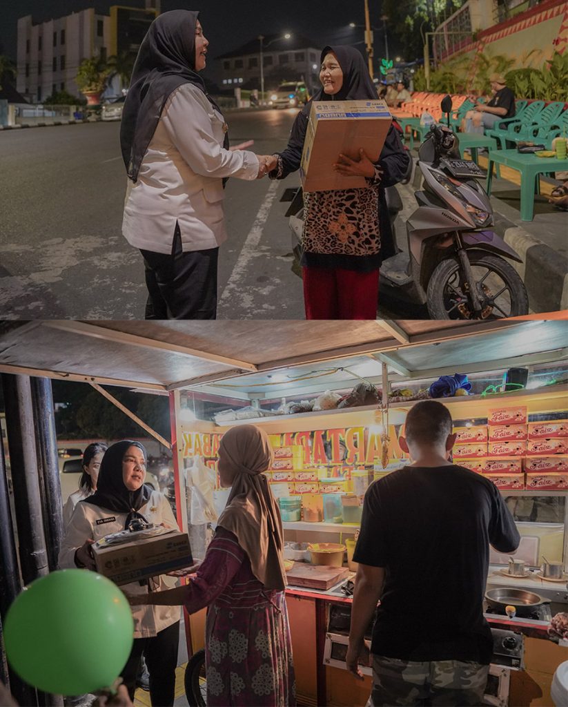 Walikota Bandar Lampung Salurkan Kompor Gas Gratis untuk Dukung UMKM 1 bunda eva bagi bagi kompor gas