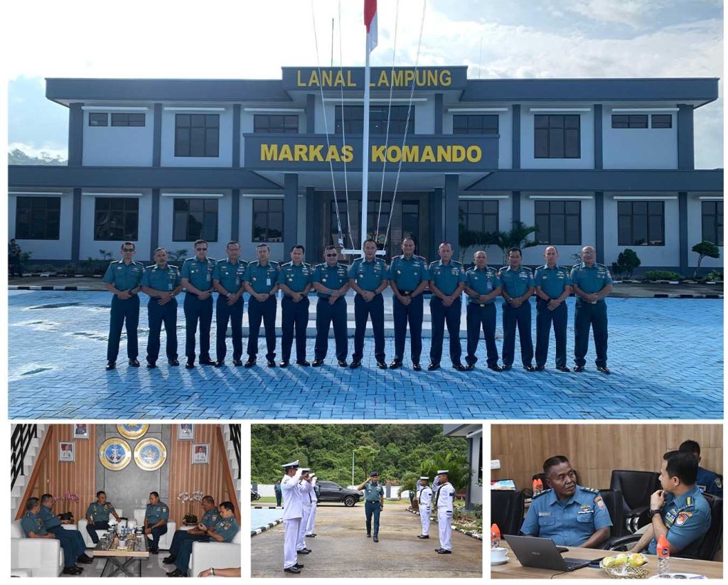Lanal Lampung Terima Kunjungan Tim Wasrik Inspektorat Koarmada RI 1 danlanal sip 1