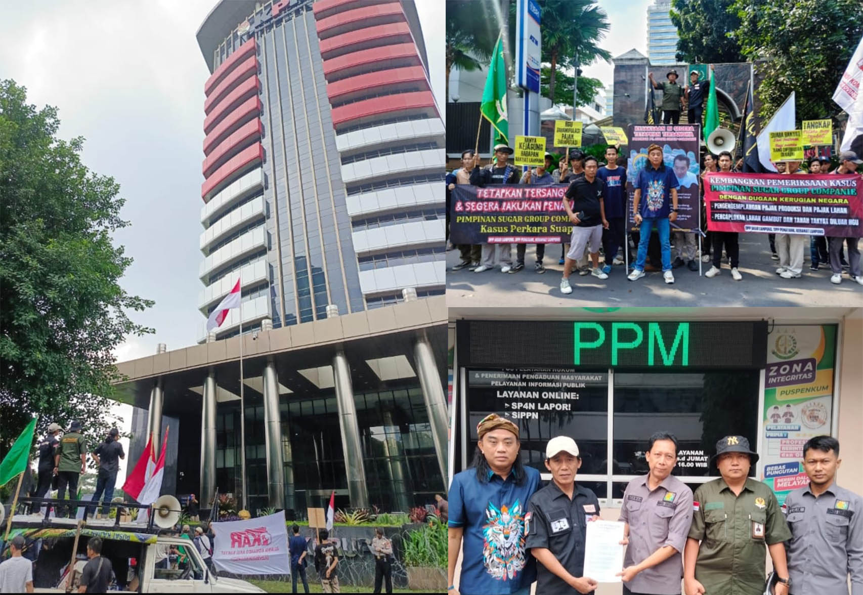 demo 3 ormas lampung di jkt