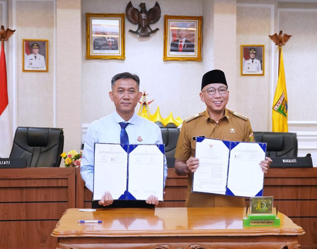 Perkuat Tata Kelola Pemerintahan Pemprov dan Kejati Lampung Jalin Kerja Sama Strategis