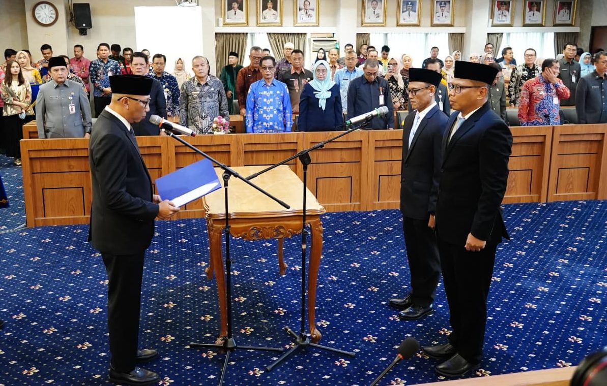 Gubernur Lampung Lantik Dua Pejabat Pimpinan Tinggi Pratama e1758294972742