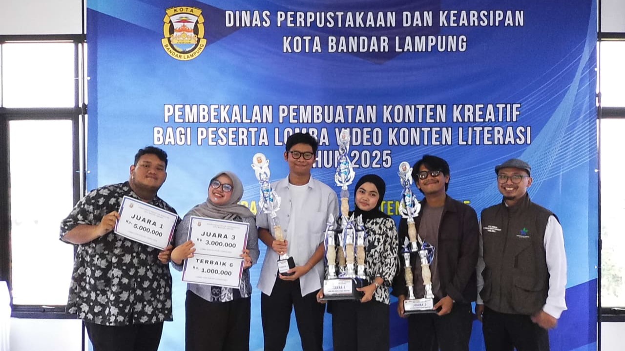 Mahasiswa Unila Borong Tiga Juara di Lomba Video Kreatif Pemkot Bandar Lampung