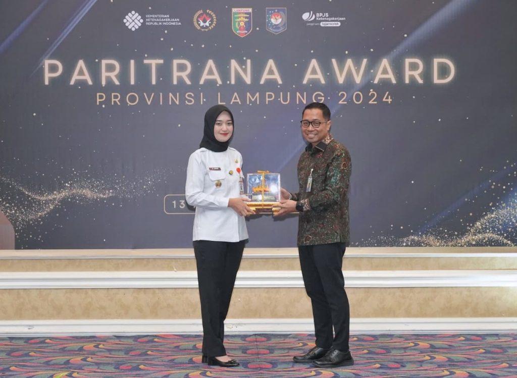 Paritrana Award 2024 Jadi Momentum Perluas Jaminan Sosial Ketenagakerjaan di Provinsi Lampung