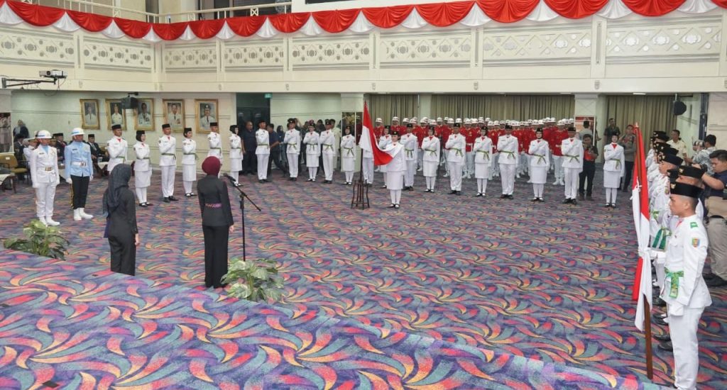 Paskibraka Lampung 2025 Siap Kibarkan Merah Putih pada HUT ke-80 RI 1 Paskibraka Provinsi Lampung 2025 Siap Jalankan Tugas di HUT ke 80 Kemerdekaan RI