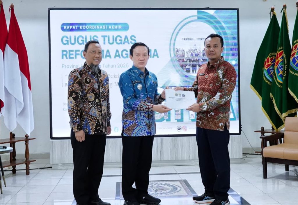 Pemprov Lampung Targetkan Reforma Agraria Berdampak Nyata, 3.881 Warga Jadi Subjek 1 Pemprov Lampung Dorong Reforma Agraria Jadi Pilar Ekonomi Berbasis Desa e1758295206266