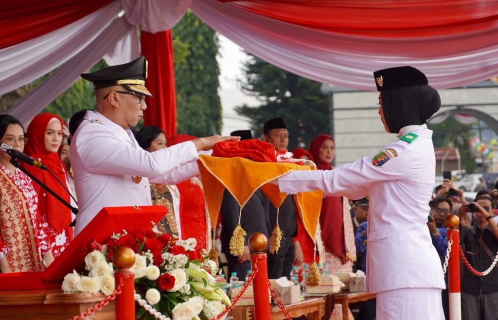 Upacara HUT ke 80 RI di Lampung Penuh Khidmat Gubernur Tekankan Persatuan dan Pembangunan