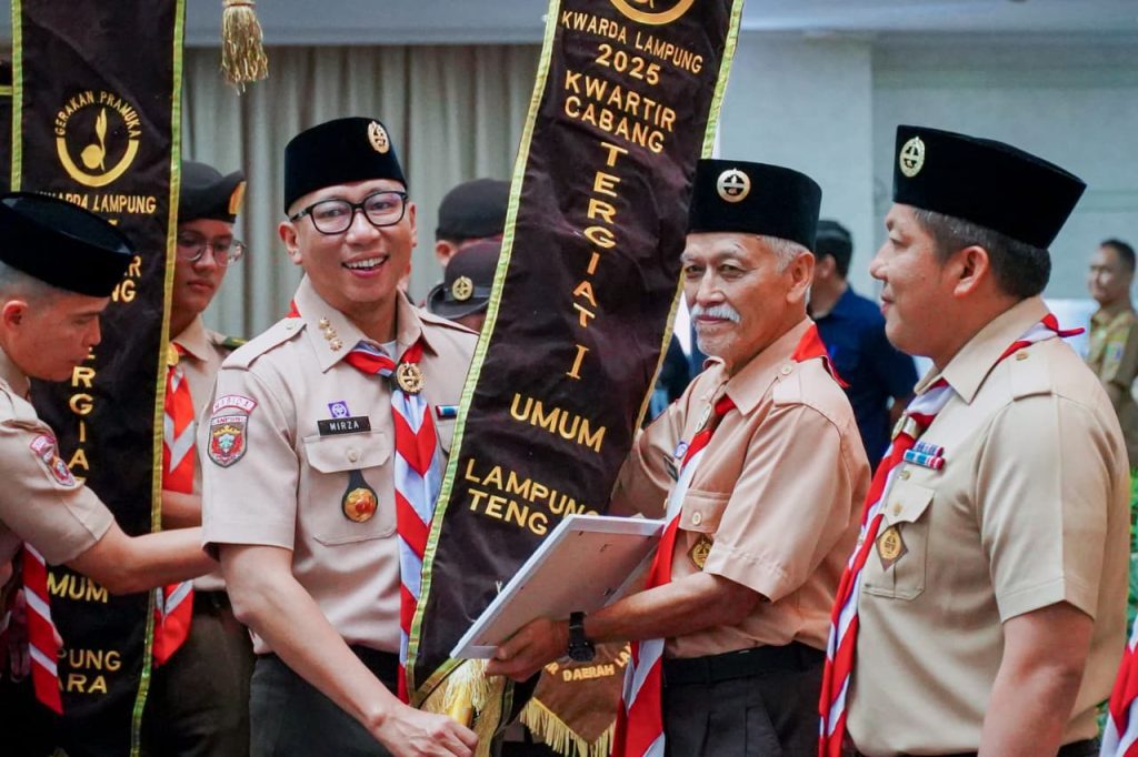 Gubernur Mirza Buka Musda XVI Pramuka Lampung Jihan Nurlela Terpilih Jadi Ketua Kwarda 2025–2030