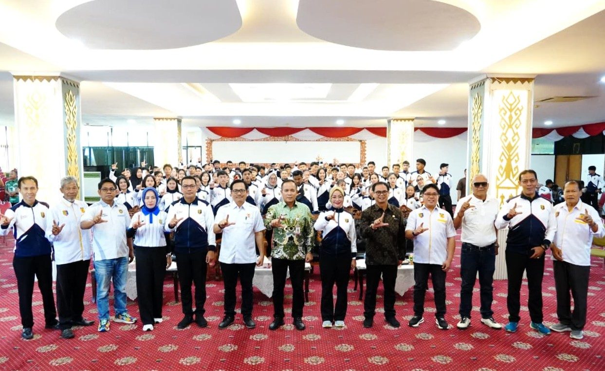 Pelepasan Kontingen POPNAS dan PEPARPENAS 2025 Lampung Mantapkan Langkah Menuju Prestasi Nasional e1763811271399