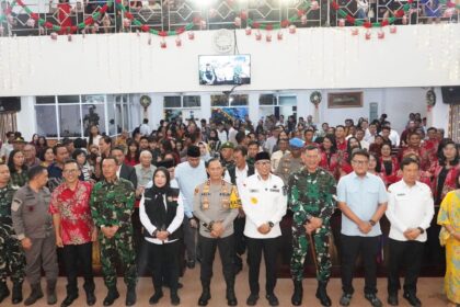 Gubernur Lampung dan Forkopimda Pastikan Perayaan Malam Natal 2025 Berjalan Aman dan Kondusif