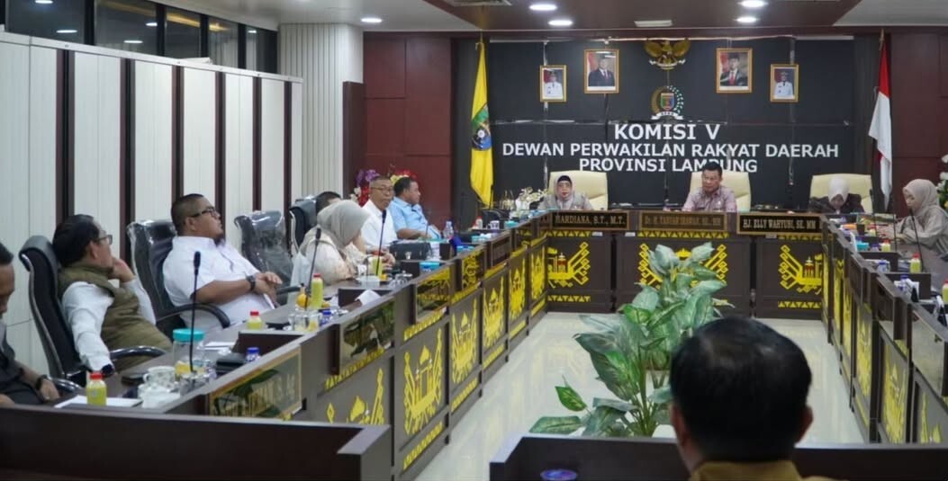 Tabikpuun.Bandar Lampung – Komisi V Dewan Perwakilan Rakyat Daerah DPRD Provinsi Lampung me 1