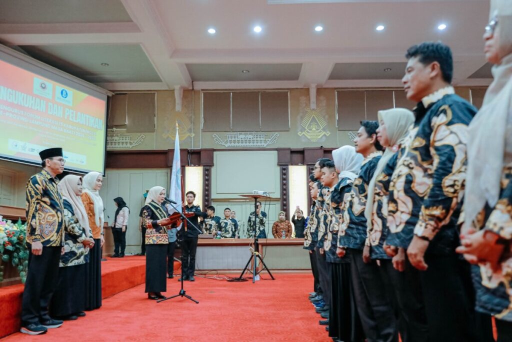 Bunda Literasi Lampung Kukuhkan Pengurus Forum Literasi 15 Kabupaten/Kota