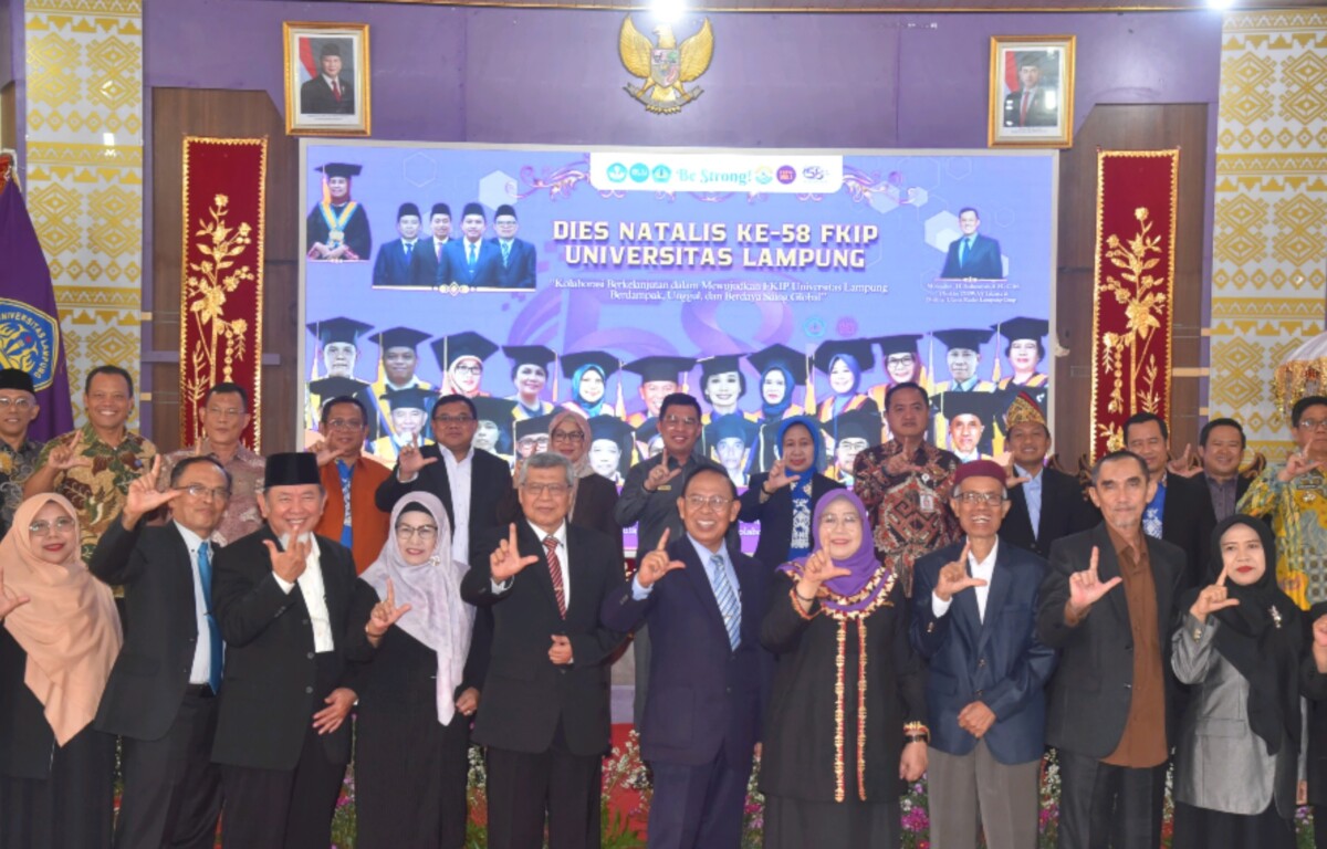 Komisi V DPRD Lampung Hadiri Dies Natalis ke-58 FKIP Unila
