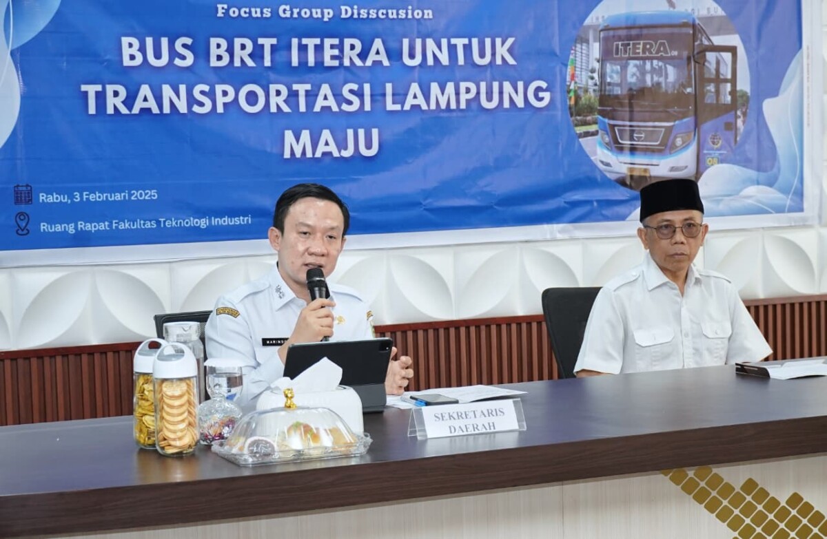 Pemprov Lampung Dorong Bus BRT Itera Jadi Pilot Project Transportasi Publik Berbasis Riset 1 Pemprov Lampung Dorong Bus BRT Itera Jadi Proyek Percontohan Transformasi Transportasi Publik