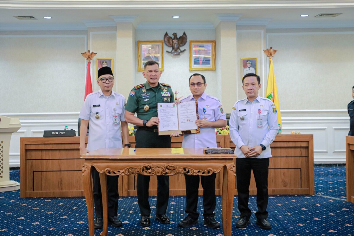 Pemprov Lampung Teken NPHD Bersama Forkopimda, Perkuat Sinergi TNI–Polri