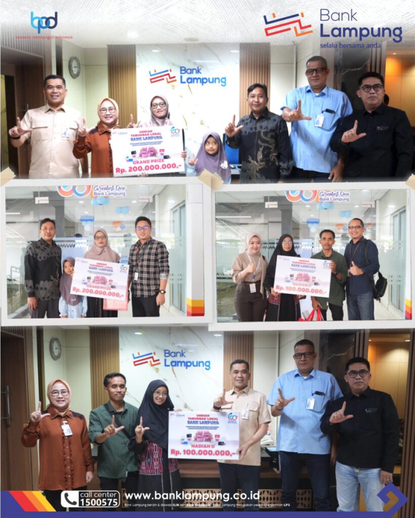 Bank Lampung Serahkan Grand Prize Hadiah Undian Simpeda Lokal Bank Lampung 1 Bank Lampung Serahkan Grand Prize Hadiah Undian Simpeda Lokal Bank Lampung