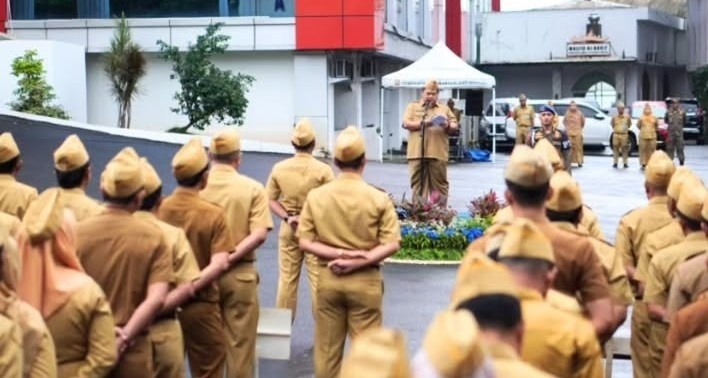 Apel Mingguan Pemkot, Eva Dwiana Dorong Peningkatan Pelayanan Digital