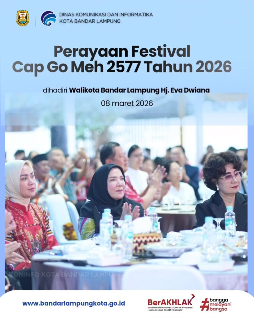 Wali Kota Bandar Lampung Hadiri Cap Go Meh 2577 di Mahan Agung
