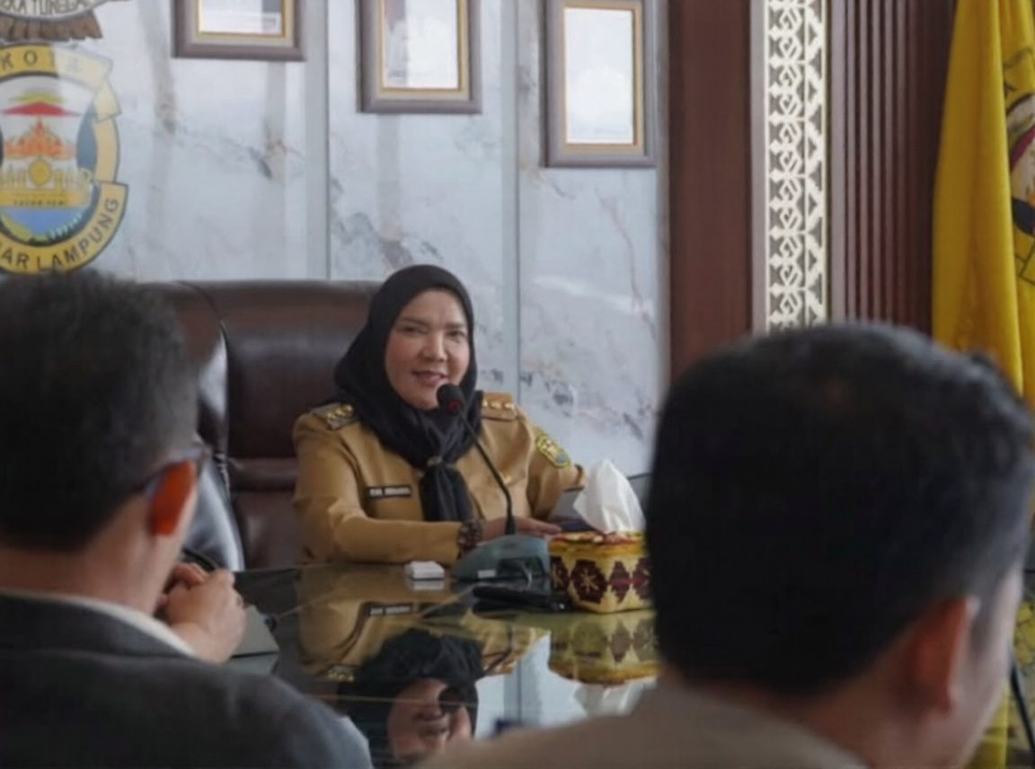 Wali Kota Eva Dwiana Terima Audiensi Pimpinan BPN Kota Bandar Lampung