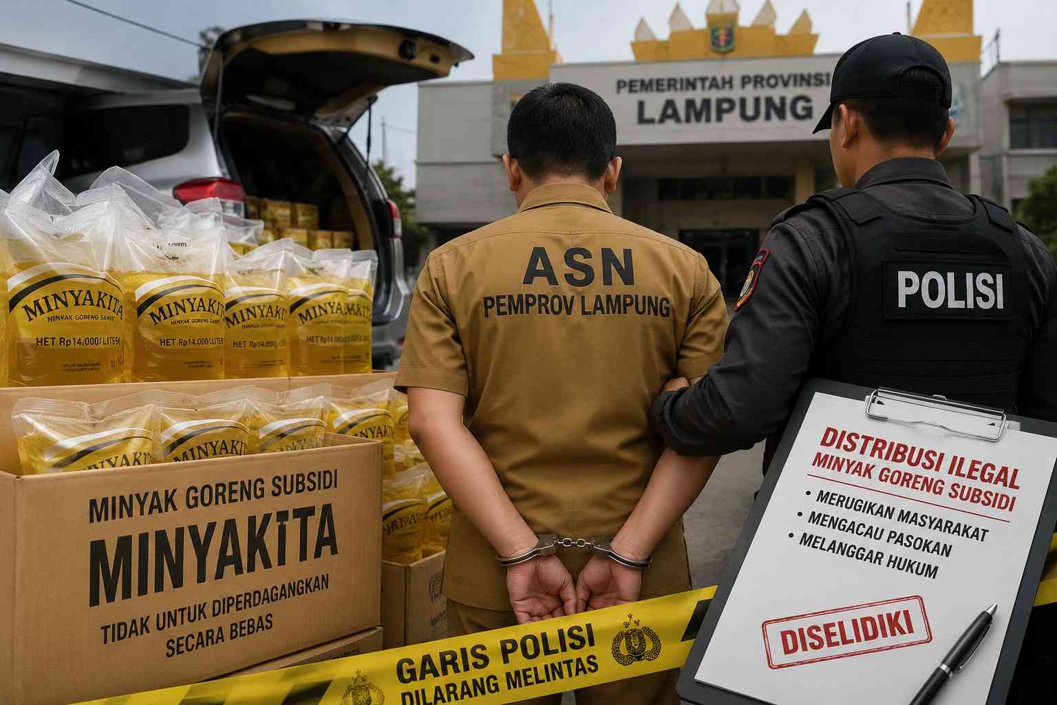 Dugaan Praktik Kotor Minyakita di Lampung, Aparat Amankan ASN Aktif