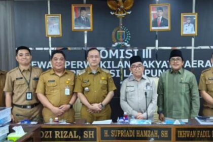 Bahas Raperda Pertanggungjawaban APBD 2025, Komisi I DPRD Lampung Gelar RDP dengan OPD 4 Bahas Raperda Pertanggungjawaban APBD 2025, Komisi I DPRD Lampung Gelar RDP dengan OPD