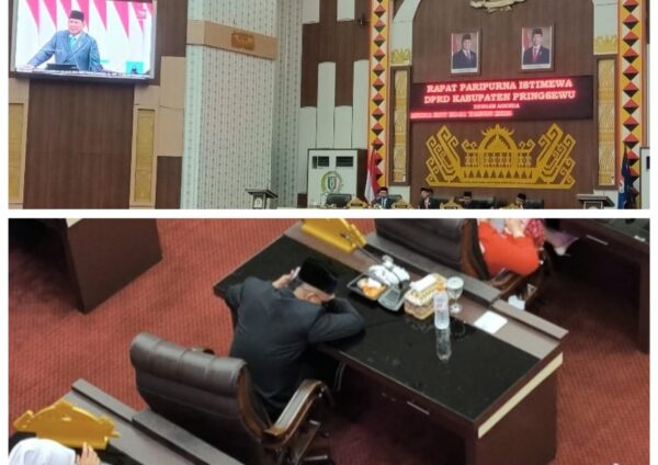 Anggota DPRD Pringsewu Disorot, Terlihat Bersandar di Meja dan Gunakan HP Saat Pidato Presiden 1 Anggota DPRD Pringsewu Disorot, Terlihat Bersandar di Meja dan Gunakan HP Saat Pidato Presiden