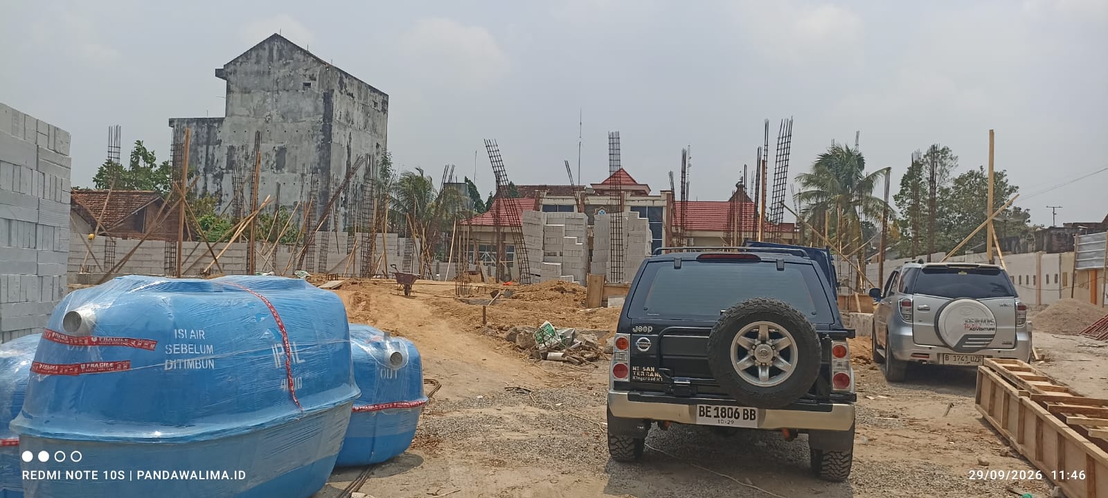 Pembangunan Puskesmas Pringsewu Rp8,23 Miliar Terkesan Tertutup, Proyek Baru Tahap Awal 1 IMG 20260929 WA0013