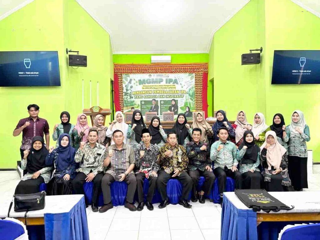 MGMP IPA KKM MTsN 2 Bandar Lampung: Dorong Guru Ciptakan Pembelajaran Bahagia 1 MGMP IPA KKM MTsN 2 Bandar Lampung: Dorong Guru Ciptakan Pembelajaran Bahagia