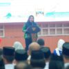Hujan Tak Surutkan Semangat Paskibraka Bandar Lampung, Eva Dwiana Beri Apresiasi