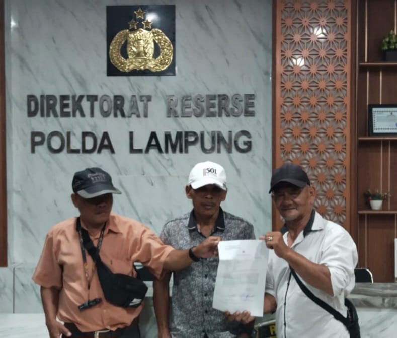 Buntut Kekerasan Terhadap Wartawan, Kasiyono Dilaporkan ke Polda Lampung