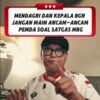 Guntur Romli Sentil Mendagri soal Satgas MBG: Anggaran Daerah Dipangkas, Beban Ditambah