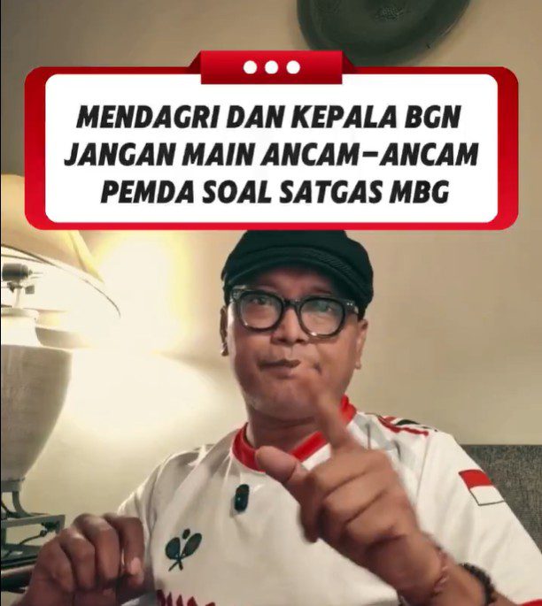 Guntur Romli Sentil Mendagri soal Satgas MBG: Anggaran Daerah Dipangkas, Beban Ditambah