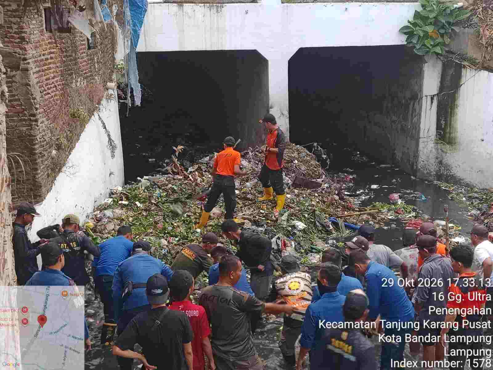 Jelang Musim Hujan, Pemkot Bandar Lampung Bergerak Bersihkan Sungai dan Angkat Sedimentasi