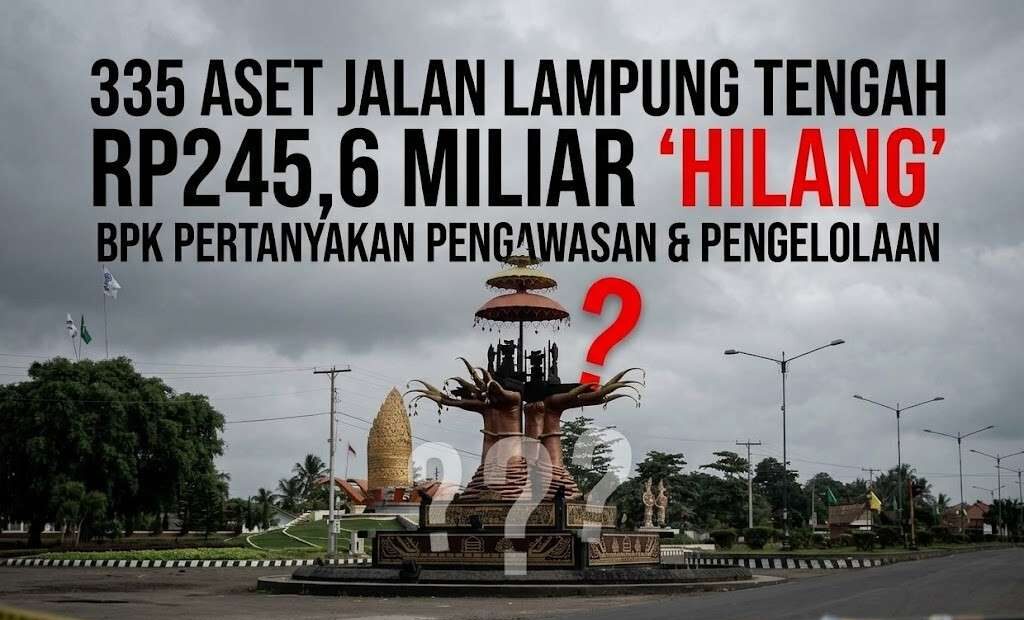 335 Aset Jalan Senilai Rp245,6 Miliar Tak Diketahui Rimbanya di Lampung Tengah 19 335 Aset Jalan Senilai Rp245,6 Miliar Tak Diketahui Rimbanya di Lampung Tengah